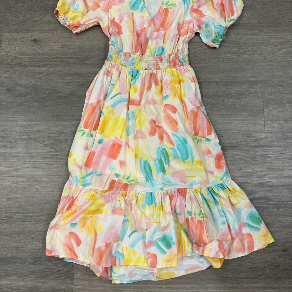 Colorful Midi Dress